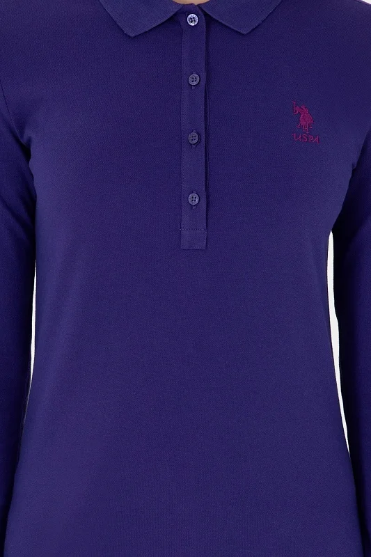 Поло с длинным рукавом из хлопка - G082SZ0820TPG_SK024 Толстовка жен. (VR038, XS)