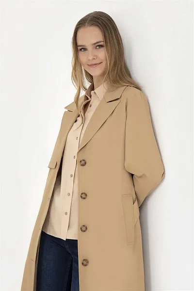 Тренч классический с поясом - G082SZ0KS0NICI Куртка жен. (VR233, 40)
