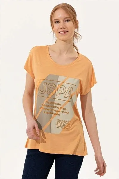Футболка из вискозы с принтом - G082SZ0110FALKO Футболка жен. (VR202, XS)