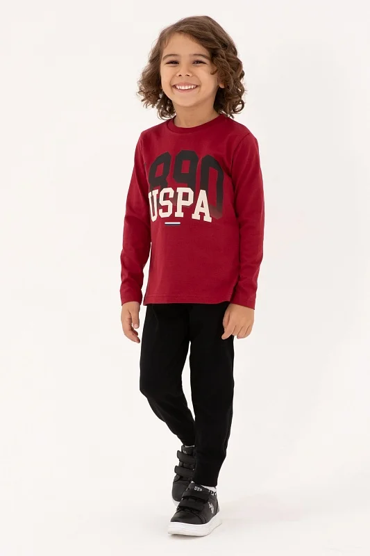 Свитшот и спортивные брюки для мальчиков - G083SZ0HF0US2203 Костюм дом. муж. детс. (VR014, 7_8)
