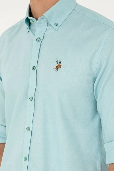 Рубашка из хлопка прямая - G081SZ0040CEDCOLORREG024Y Сорочка муж. (VR090, S)