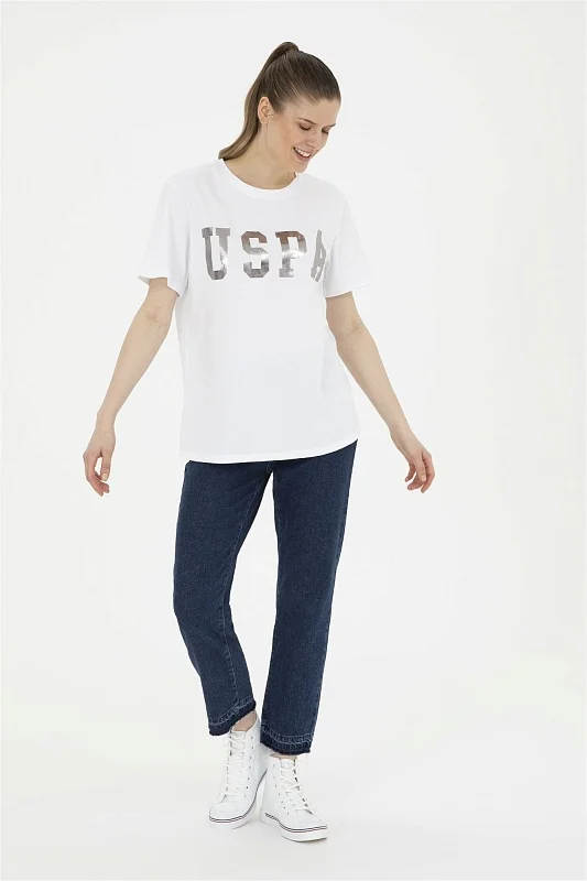 Футболка из хлопка с принтом свободная - G082SZ0110SEANIY24 Футболка жен. (VR013, XS)