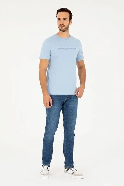 Футболка из хлопка с надписью - G081SZ0110MEKA Футболка муж. (VR003, 3XL)