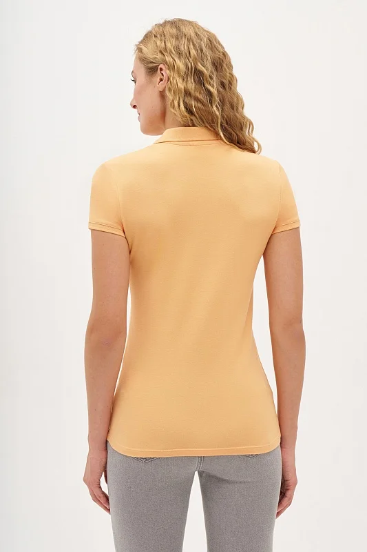 Футболка-поло из хлопка - G082SZ0110TP0122-CLR Футболка жен. (VR202, XS)