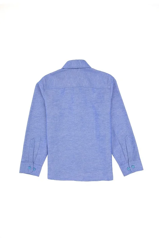 Рубашкаиз смесового хлопка для мальчиков - G083SZ0040E_METOKIDS25K Сорочка муж. детс. (VR032, 3_4)
