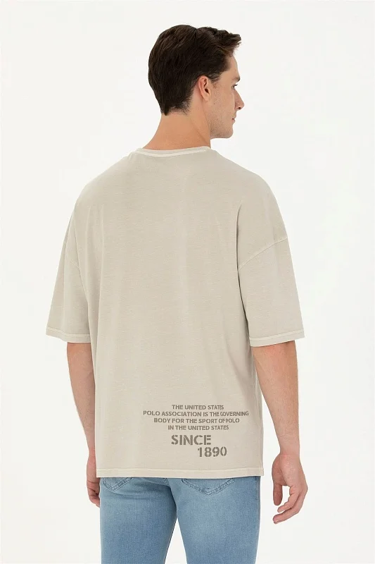 Футболка из хлопка с надписью - G081SZ0110MANSU Футболка муж. (VR011, 4XL)