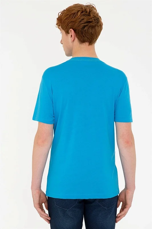 Футболка из хлопка с надписью - G081SZ0110LORENZO Футболка муж. (VR077, S)