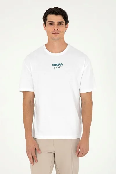 Футболка из хлопка с надписью - G081SZ0110WON Футболка муж. (VR013, XL)