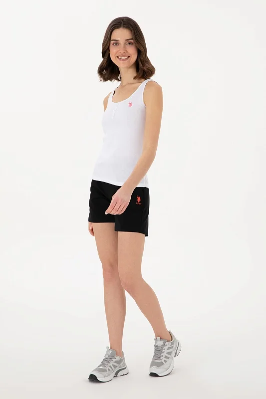 Шорты спортивные на кулиске - G082SZ0OS0DOTIH25 Брюки спорт. жен. (VR046, XS)
