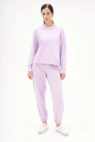 Спортивные брюки на манжетах - G082SZ0OP0R-FEROT Брюки спорт. жен. (VR034, 2XS)