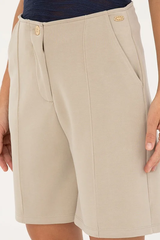 Бермуды со стрелками трикотажные - G082SZ0OS0PENRID Брюки спорт. жен. (VR183, XS)