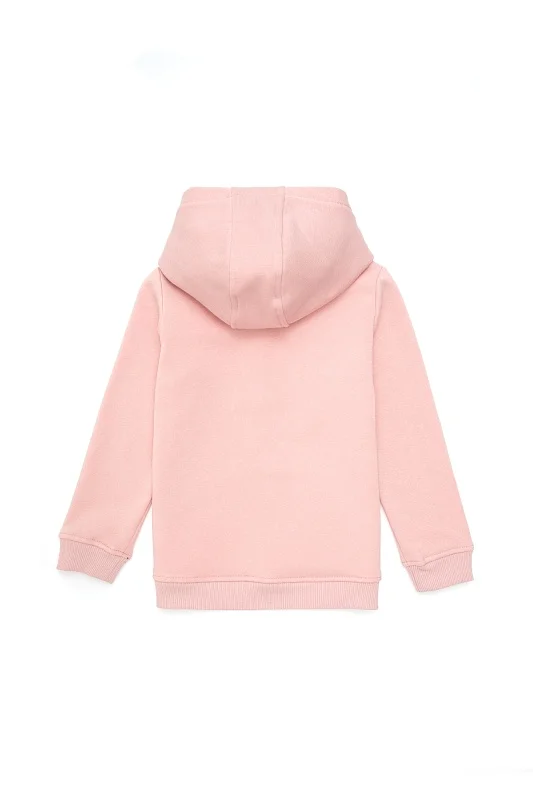 Худи с надписью из пайеток для девочек - G084SZ0820GIZMOKIDS_SK024 Толстовка жен. детс. (VR050, 3_4)