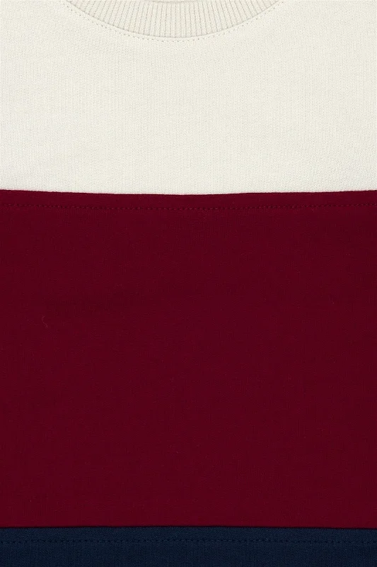 Свитшот с контрастными блоками для мальчиков - G083SZ0820JOHNSON-E Толстовка муж. детс. (VR033, 5_6)