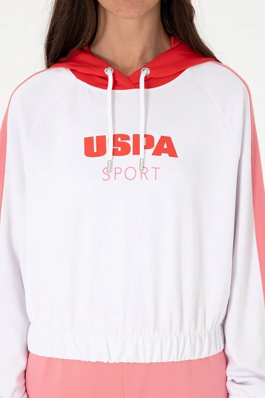 Худи на резинке с принтом - G082SZ0820S_SERNA Толстовка жен. (VR013, XS)