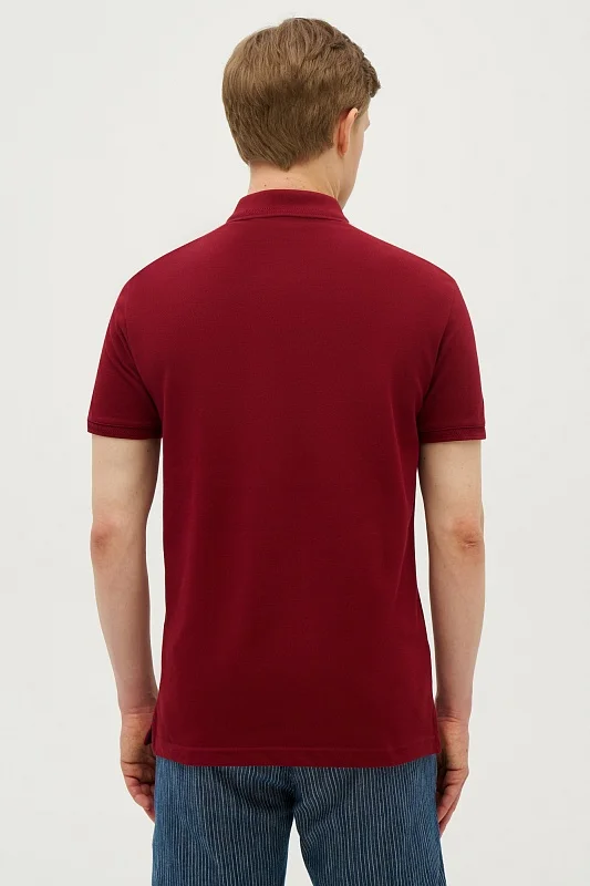 Футболка-поло из хлопка - G081SZ0110TP04SK023-R Футболка муж. (VR014, S)