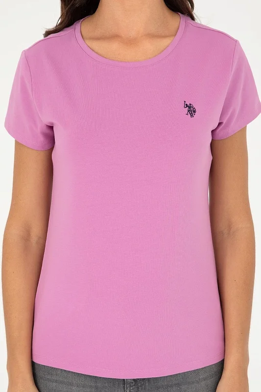 Футболка из хлопка с логотипом - G082SZ0110TO24 Футболка жен. (VR037, S)