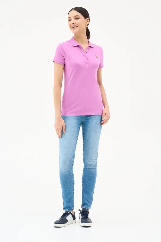 Футболка-поло из хлопка - G082SZ0110TP0123-CLR Футболка жен. (VR037, 2XS)