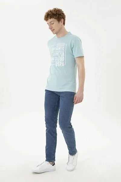 Футболка из хлопка с принтом - G081GL0110GOLA Футболка муж. (VR083, 2XL)