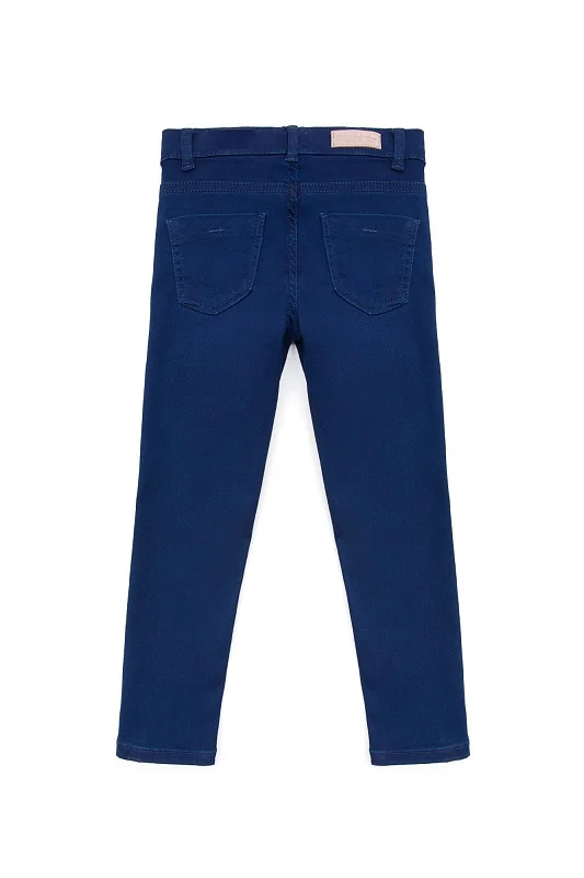 Джинсы зауженные для девочек - G084SZ0800RC-ISSYKIDS23Y-O Джинсы жен. детс. (DN0022, 3_4)