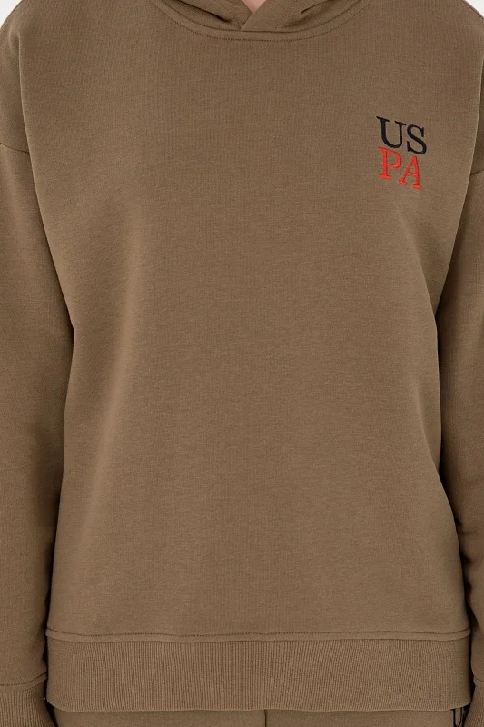 Худи с надписью - G082GL0820RC_GREEN Толстовка жен. (VR027, XL)