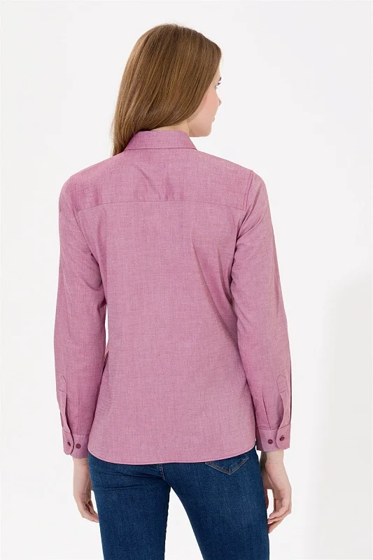 Рубашка из хлопка приталенная - G082SZ0040CRISCOLOR022K Сорочка жен. (VR014, 34)