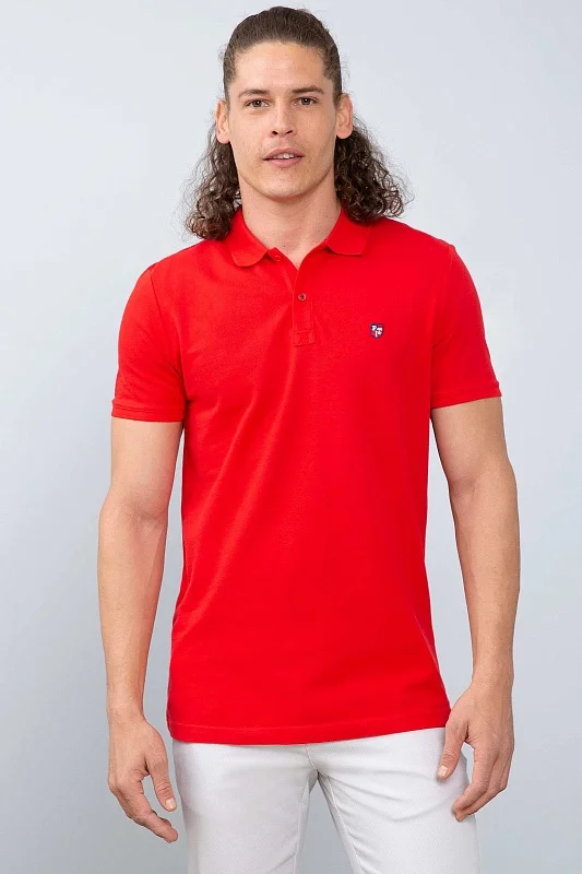 Футболка-поло из хлопка - G081SZ0110ETP-E Футболка муж. (VR030, XS)