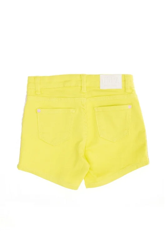 Шорты из хлопка с контрастной вышивкой для девочек - G084SZ0310PAYTON23Y Бермуды жен. детс. (VR168, 3_4)