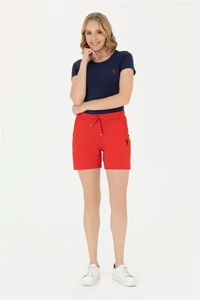 Шорты спортивные на кулиске - G082SZ0OS0DOTIH23 Брюки спорт. жен. (VR030, XS)