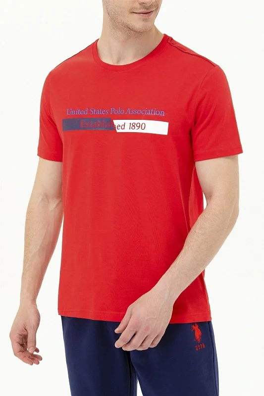 Футболка из хлопка с надписью - G081SZ0110PERENE Футболка муж. (VR030, XS)