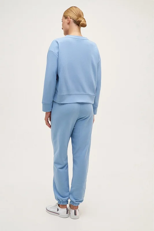 Спортивные брюки однотонные - G082SZ0OP0R_FERTO_SK024 Брюки спорт. жен. (VR003, XL)