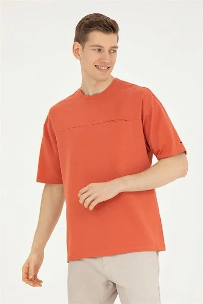 Футболка из хлопка с нагрудным карманом - G081SZ0110HUTAN Футболка муж. (VR042, M)