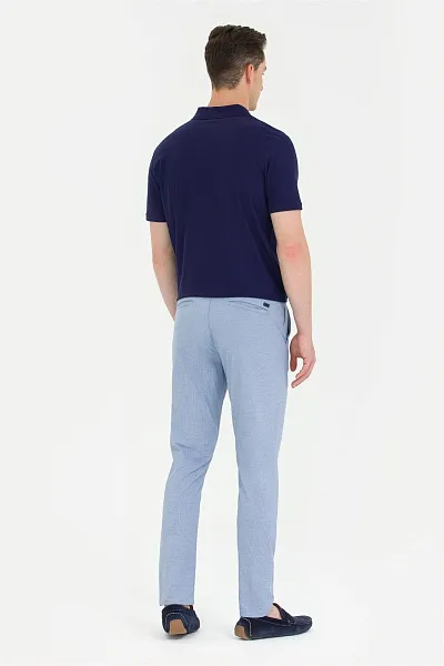 Брюки с поясом на резинке зауженные - G081SZ0780BONHAR_P Брюки муж. (VR032, 29)