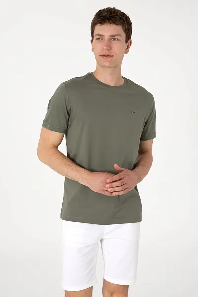 Футболка из хлопка с логотипом - G081SZ0110TS03IY025 Футболка муж. (VR111, L)
