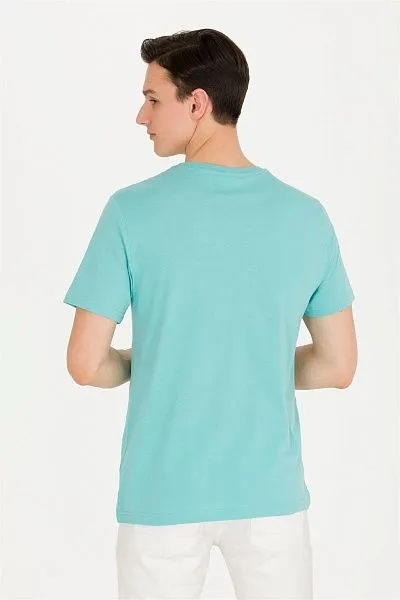 Футболка из хлопка с надписью - G081SZ0110GEARTIY023 Футболка муж. (VR090, 2XL)