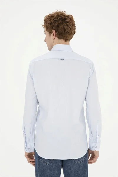 Рубашка из хлопка приталенная - G081SZ0040CEDCOLOR024Y Сорочка муж. (VR003, 5XL)