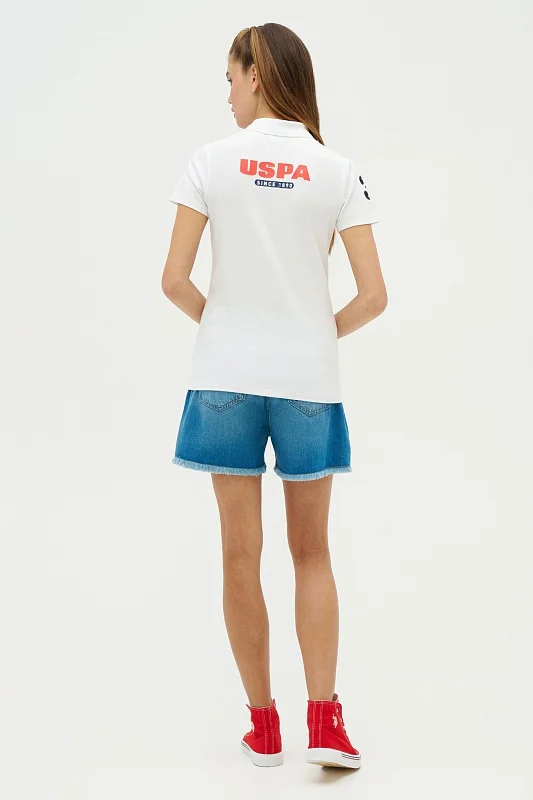 Футболка-поло  из хлопка - G082SZ0110R-MUPTI Футболка жен. (VR013, XS)
