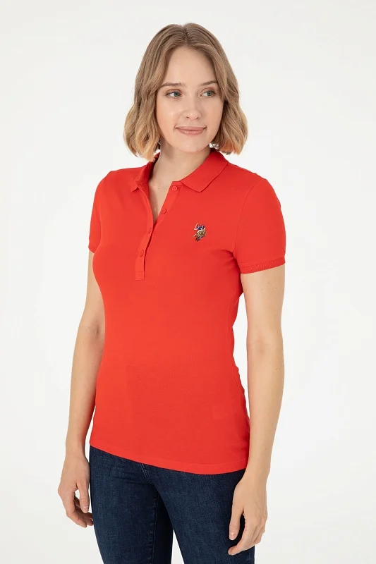 Футболка-поло из хлопка - G082SZ0110TP0124-CLR Футболка жен. (VR030, 2XS)