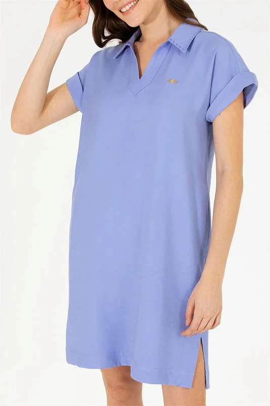 Платье из вискозы с коротким рукавом - G082SZ0320HECAR Платье жен. (VR036, 32)