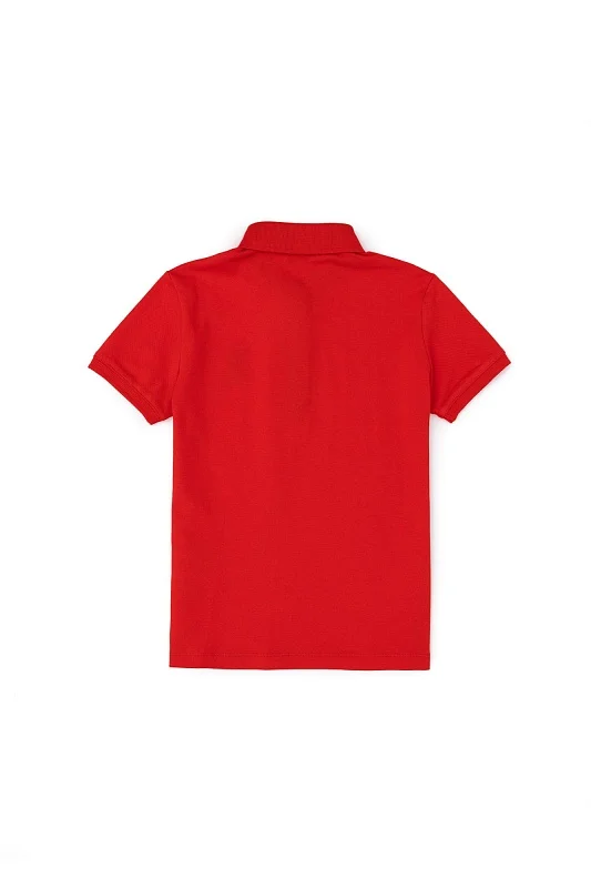 Футболка-поло из хлопка c принтом на планке для девочек - G084SZ0110TP01-IY024 Футболка жен. детс. (VR030, 3_4)