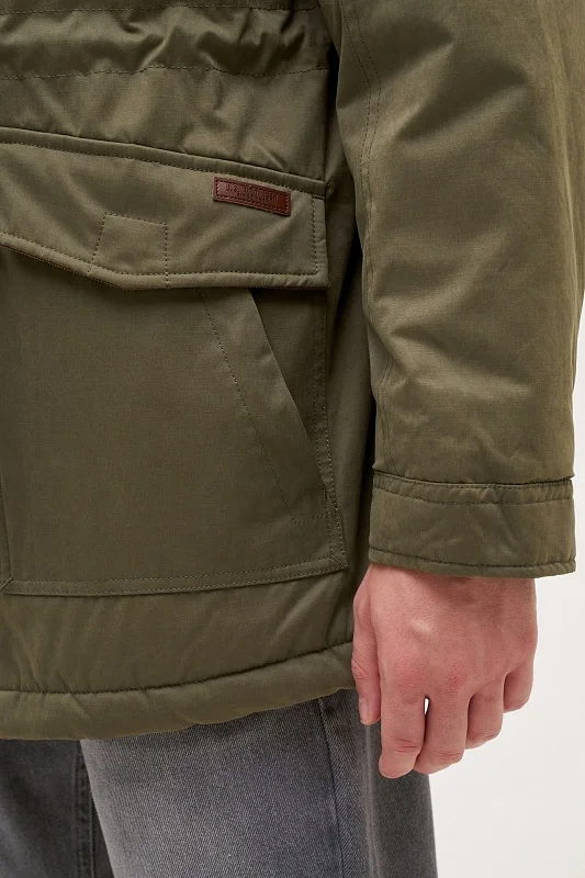 Парка утепленная с несъемным капюшоном - G081SZ0KS0BALET Куртка муж. (VR027, 46)