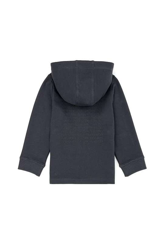 Толстовка на молнии с капюшоном для мальчиков - G083SZ0820RC-BOLSEKIDS Толстовка муж. детс. (VR006, 13_14)
