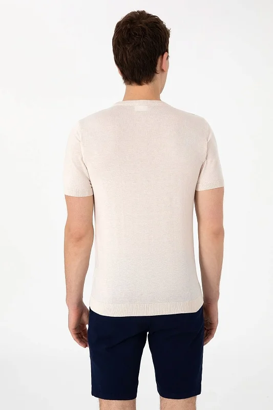 Футболка из смесовой вискозы с логотипом - G081SZ0TK0FORLA_IY25 Кофта муж. (VR071, 5XL)