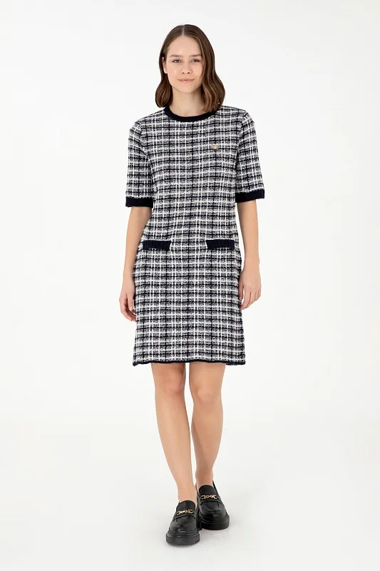 Платье мини твидовое - G082SZ0TE0HAZIL Платье жен. (VR033, XS)