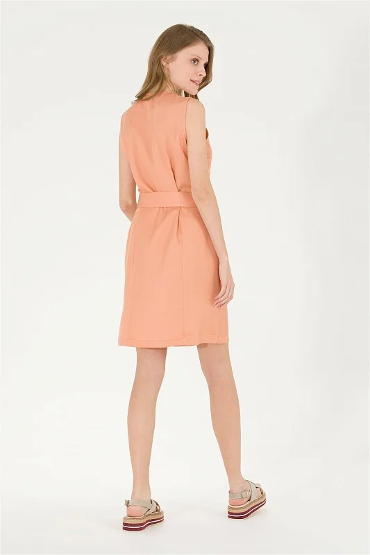 Платье мини из лиоцелла без рукавов - G082SZ0320TALLO Платье жен. (VR042, 42)
