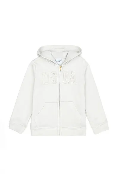 Толстовка с нашивкой для девочек - G084SZ0820RW01-SK023 Толстовка жен. детс. (VR049, 3_4)