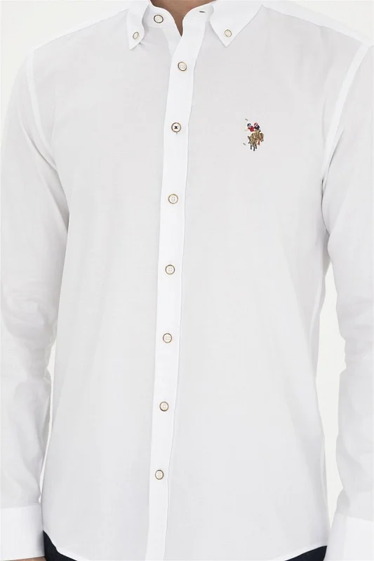 Рубашка из хлопка приталенная - G081SZ0040CEDCOLOR024Y Сорочка муж. (VR013, 3XL)