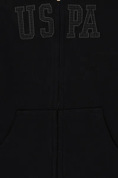 Толстовка на молнии с капюшоном для девочек - G084SZ0820RW01_SK024 Толстовка жен. детс. (VR046, 4_5)