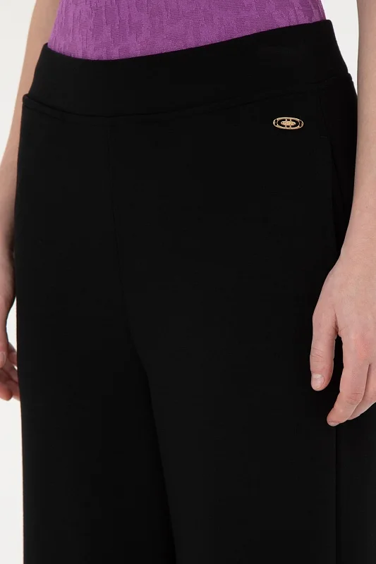 Спортивные брюки на резинке трикотажные - G082SZ0OP0PARKERE Брюки спорт. жен. (VR046, XL)