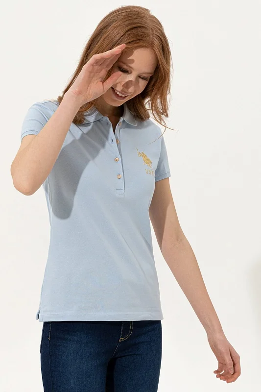 Футболка-поло из хлопка - G082SZ0110MTS02222-011 Футболка жен. (VR003, 2XS)