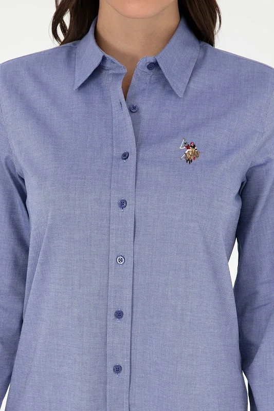 Рубашка из хлопка приталенная - G082SZ0040CRISCOLOR024K Сорочка жен. (VR212, 38)